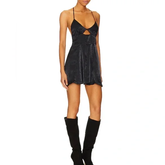 Free People Mini Slip Dress - Picture 3 of 8